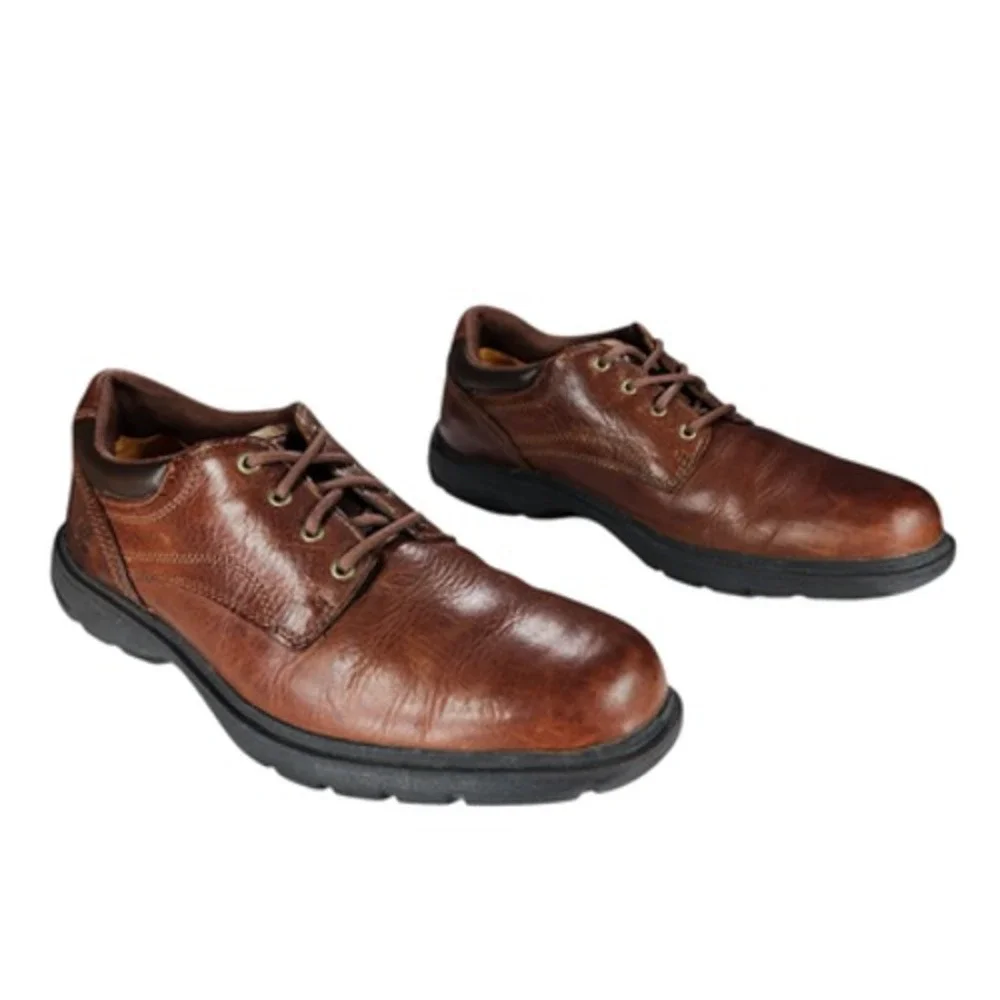 Timberland Shoes Mens Size 8‎ Brown Leather Lace Up Comfort Casual Oxford 5127A